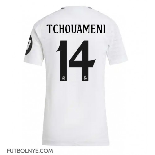 Camiseta Real Madrid Aurelien Tchouameni #14 Primera Equipación para mujer 2024-25 manga corta